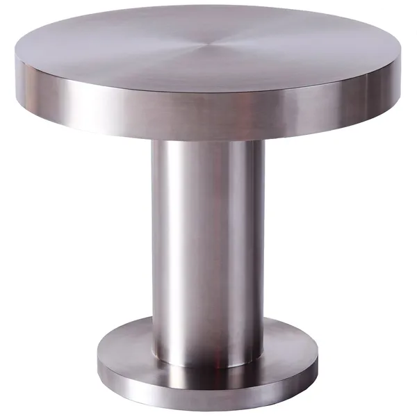 Cufflink Sidobord Ø45 cm Rostfritt Stål