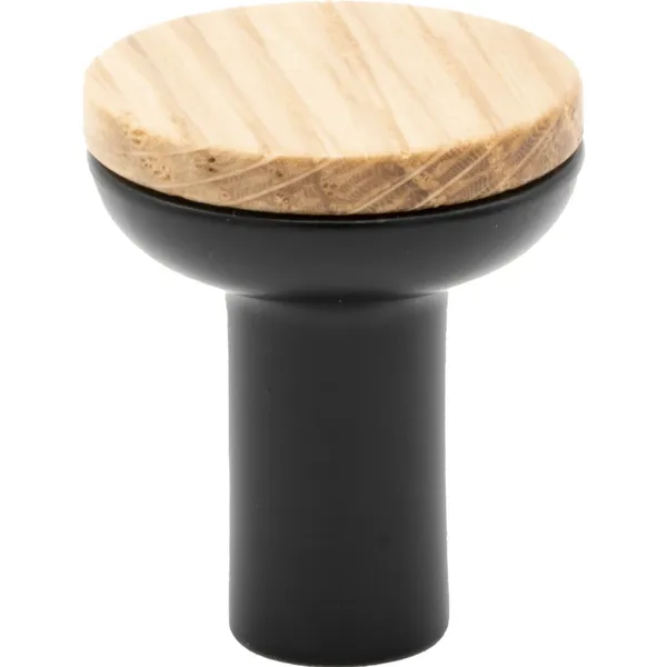 Bis Knop Ø24 mm Eg/Sort