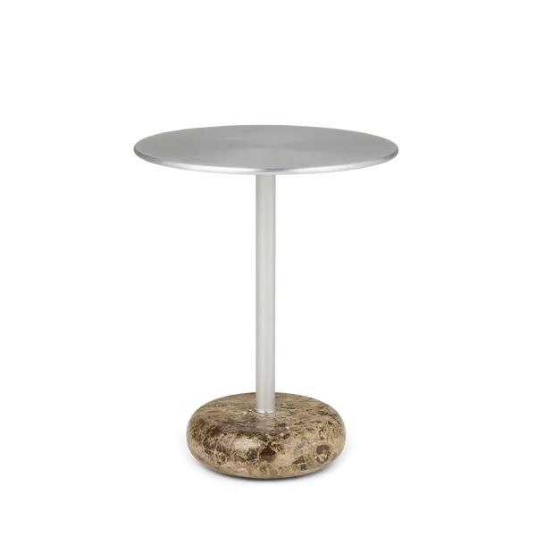 Ton Sidebord Stort Brun Marmor