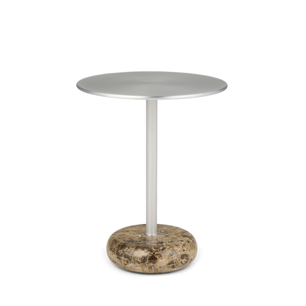 Ton Sidebord Lille Brun Marmor