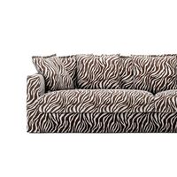 Stopning Til Le Grand Air 4-seter Sofa Chenille Zebra