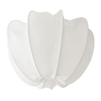 Anna Mini Flush Ceiling Light Linen White