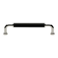 Brohult M Handle CC 128 mm Nickel Plated/White