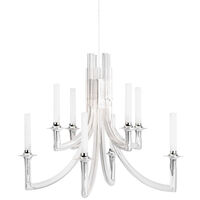 Khan Metal Lysekrone Transparent