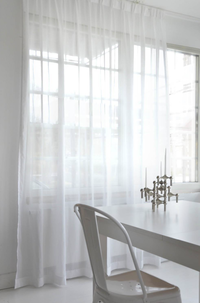 Grace Gardin Dobbel Bredde 290x250 cm Kritthvit