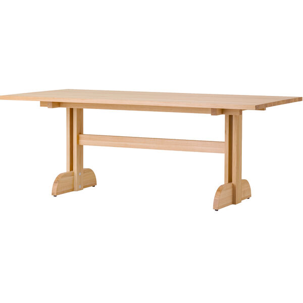 Puffin Spisebord 200x95 cm Massiv Naturlig Eik