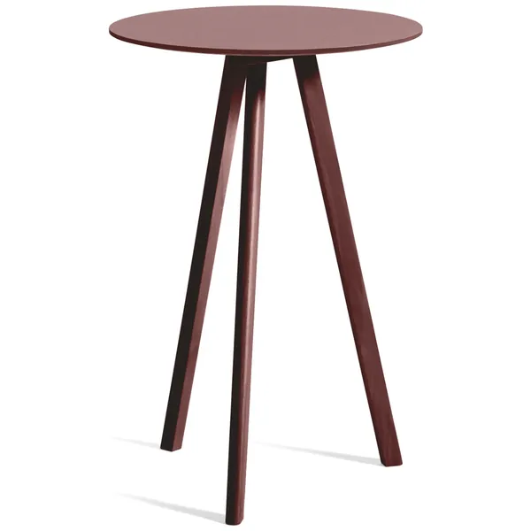 CPH 20 2.0 Barbord Ø70x105 cm Vattenbaserad Lackad Ek / Bordeaux
