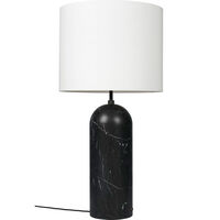 Gravity XL Gulvlampe Lav Sort Marmor / Hvid