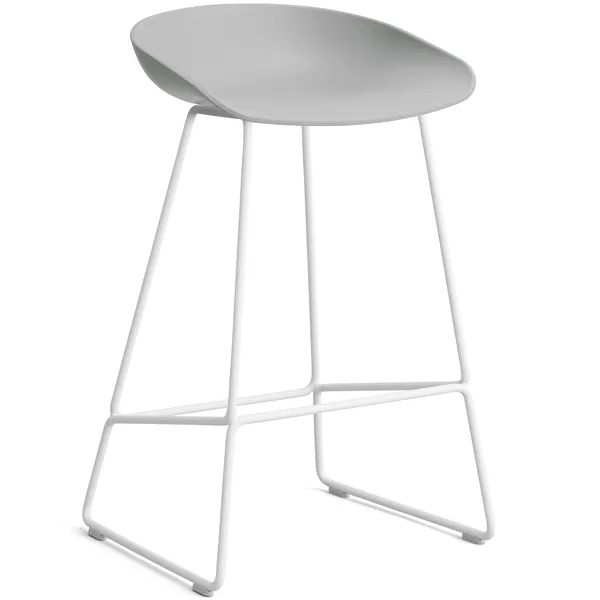 AAS 38 2.0 Baarijakkara 65 cm Ruostumaton Teräs Valkoinen / Concrete Grey