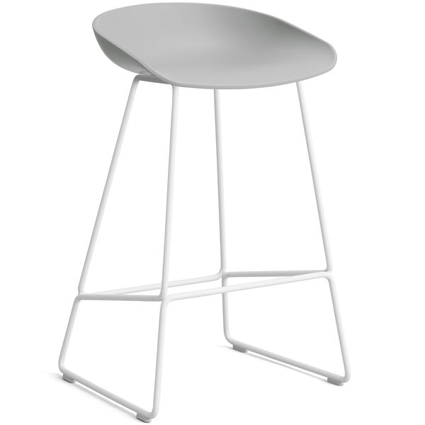 AAS 38 2.0 Baarijakkara 65 cm Ruostumaton Teräs Valkoinen / Concrete Grey