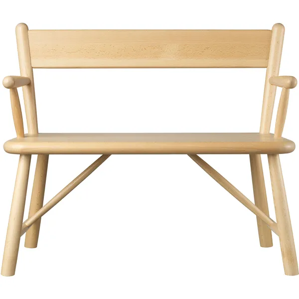P11 Bænk 70 cm Lakeret Bøg / Natur
