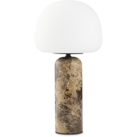 Kin Bordlampe Brunt Marmor 33 cm