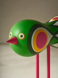 Birds 1967 Träfigur No. 2