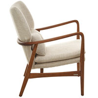 Chair Peggy Fabric Rough Ecru