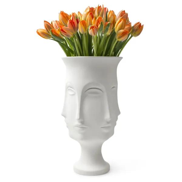 Dora Maar Urn Vase Hvit
