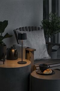 Positano Bordlampe Bærbar Sort