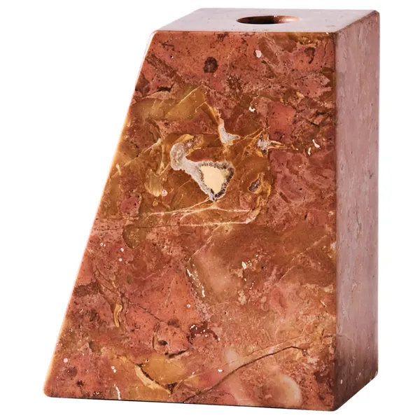 Pyramid Ljusstakar 3 Delar Röd