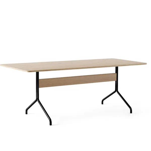 Pavilion AV19 Spisebord 200x90 cm Eik/Svart