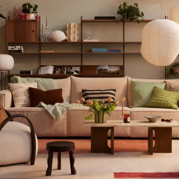 Moore 3-Sitssoffa Plush Beige