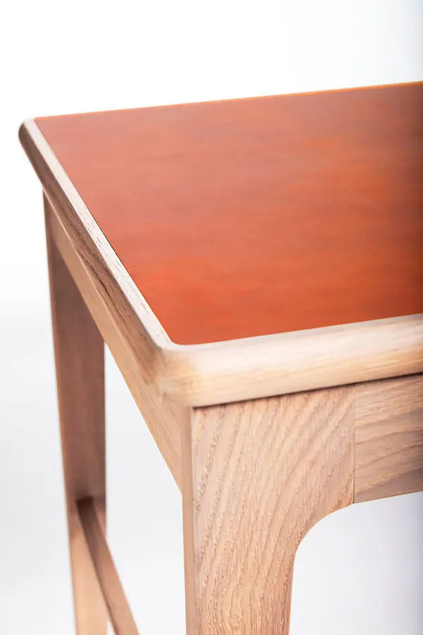 Höllviken Desk White Pigmented Oak