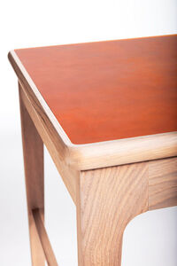 Höllviken Desk White Pigmented Oak