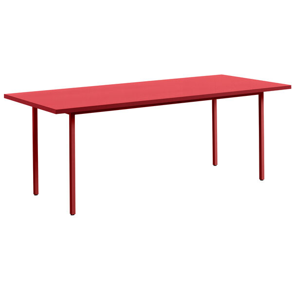Two-Colour Bord 200x90 cm Vinrød / Rød