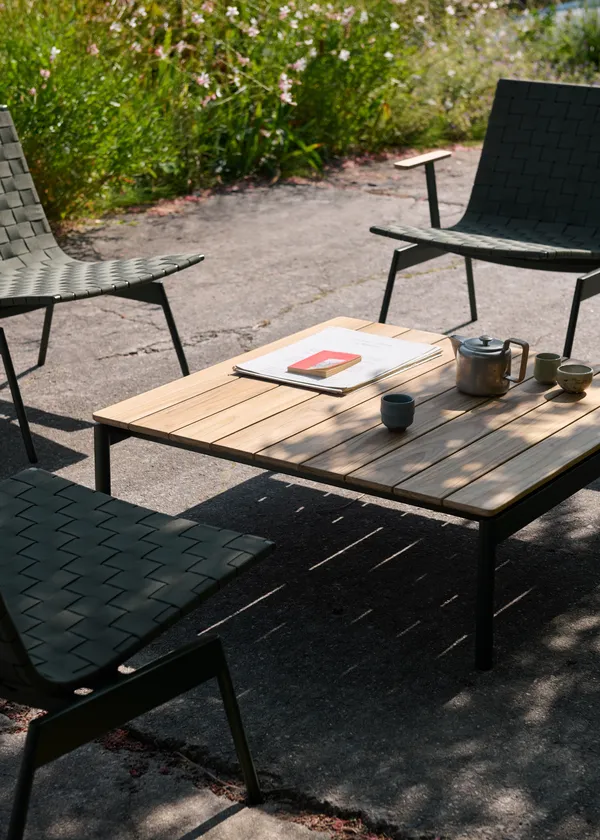 Ville AV50 Sofabord 90x90 cm Bronze Green