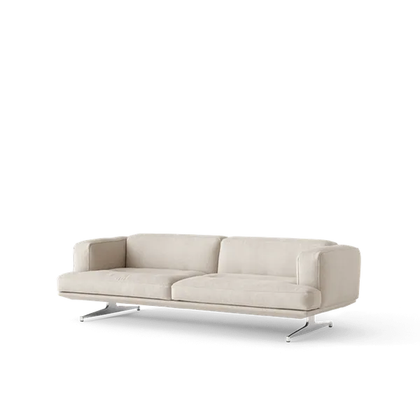 Inland AV23 Soffa 3-Sits Clay 0011/Polerad Aluminium