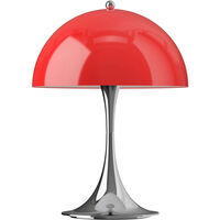 Panthella 250 Bordlampe Bærbar Original Opal Red