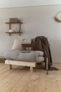Roots 90 Loungefåtölj Furu / Beige