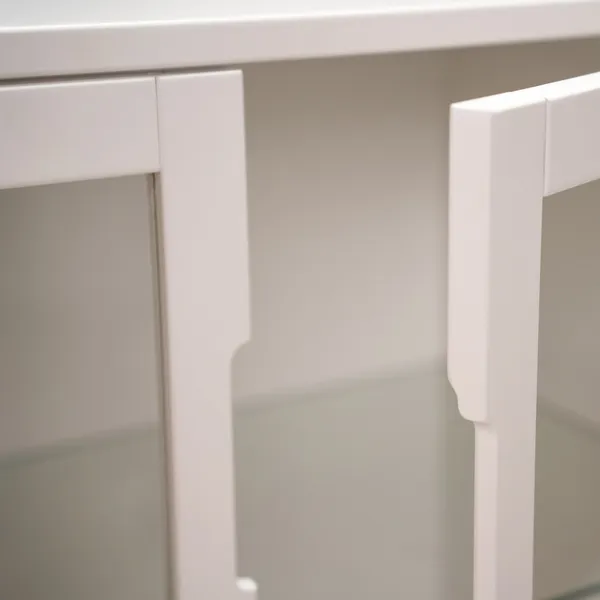 Aoko Skab Hvidt Glass Doors