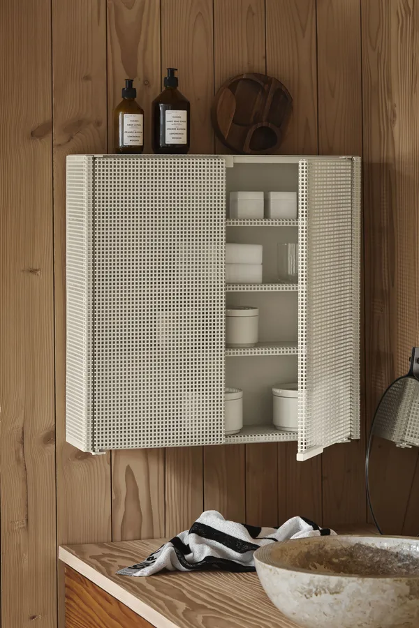 Grid Veggskap Beige