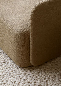 Offset 3-personers Sofa Bouclé 06 Guld