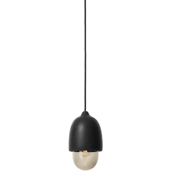 Terho Riippuvalaisin Mustaksi Petsattu Lehmus / Savustettu Lasi 135 cm