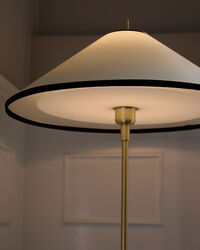 Tafta Gulvlampe Ø52 cm Sort / Off-white