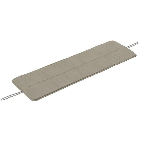Linear Sittepute Til Benk 110 cm Lysegrå
