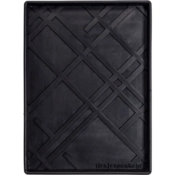 Lines Boot Tray 88x38 cm Black