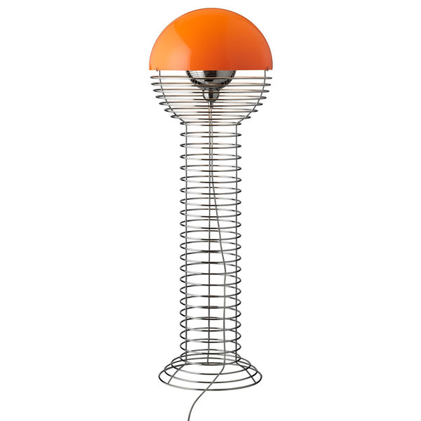 Wire Gulvlampe 120 cm Orange