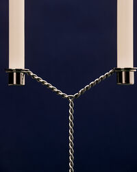 Wire Kynttilänjalka Mirror
