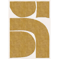 Gotland Rauk Uldgulvtæppe Sunflower Yellow 180x270 cm