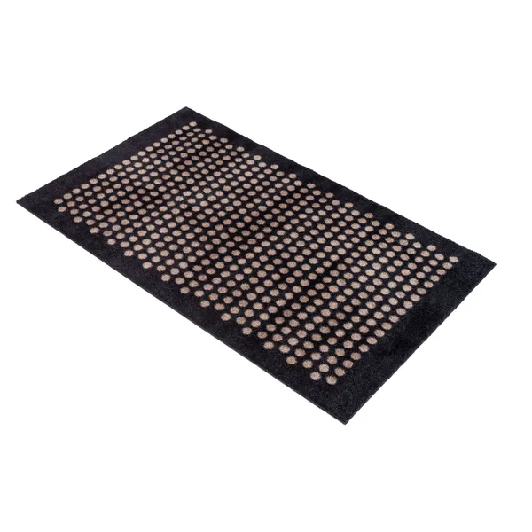 Dot Dørmåtte Sort / Beige 90x60 cm