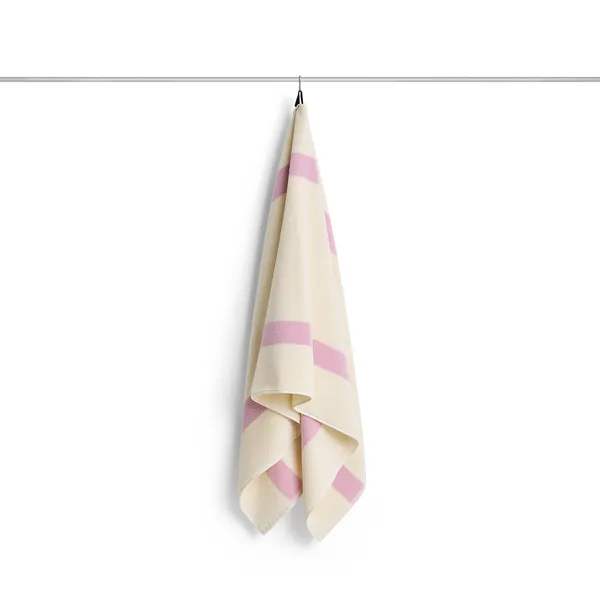 Stripe Handduk 70x140 cm Cool Pink