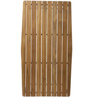 B31 Bord 92x170 cm Obehandlad Teak / Varmförzinkat Stål