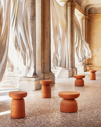 Tototo Side Table Ø38 Terracotta