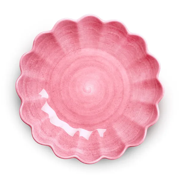 Oyster Skål 31 cm Rosa