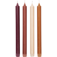 Pure Ljus 30 cm 4-pack Roseate Blend