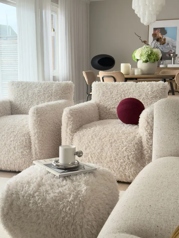 Le Petite Puf Arctic White