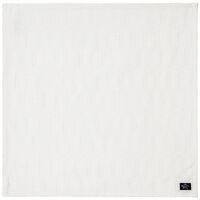 White Jacquard Cotton Servett 50x50 cm Vit