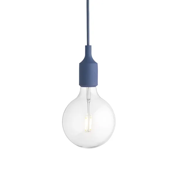 E27 Pendel Pale Blue