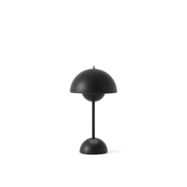 Flowerpot VP9 Pöytävalaisin Kannettava Matt Black